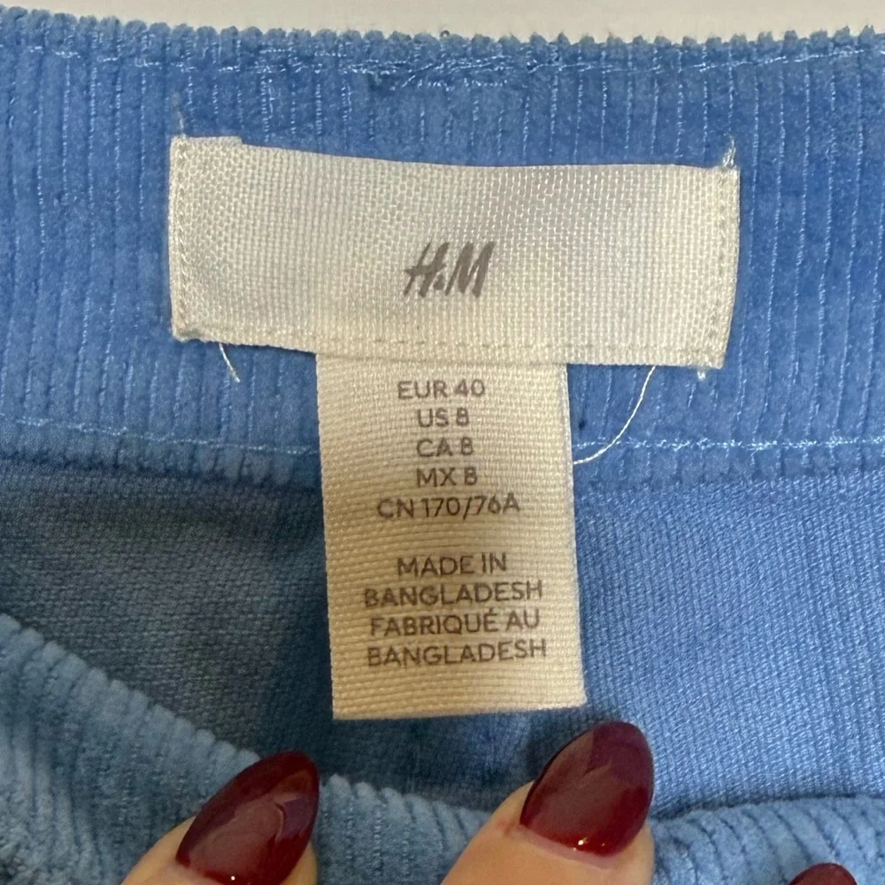 🖤H&M Blue Corduroy Pants - Picture 7 of 7